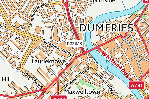 DG2 9AR map - OS VectorMap District (Ordnance Survey) DG2 9AR map - OS VectorMap District (Ordnance Survey)
