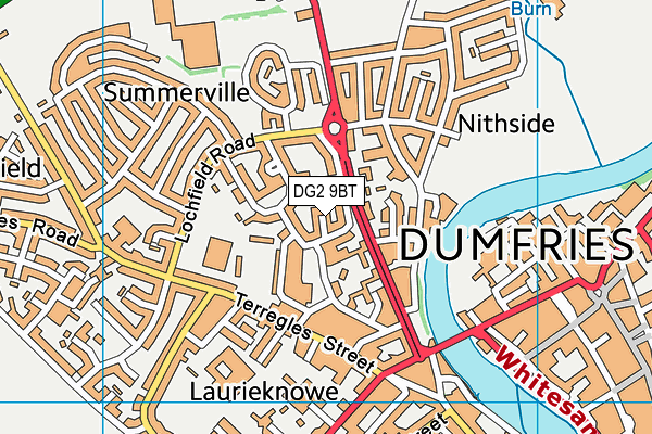 DG2 9BT map - OS VectorMap District (Ordnance Survey) DG2 9BT map - OS VectorMap District (Ordnance Survey)