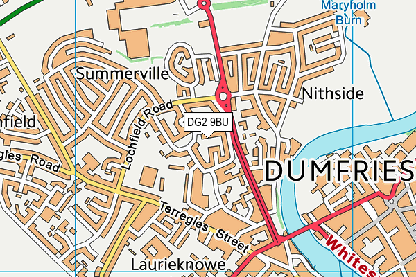 DG2 9BU map - OS VectorMap District (Ordnance Survey) DG2 9BU map - OS VectorMap District (Ordnance Survey)