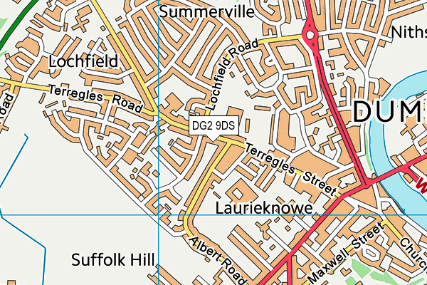 DG2 9DS map - OS VectorMap District (Ordnance Survey) DG2 9DS map - OS VectorMap District (Ordnance Survey)