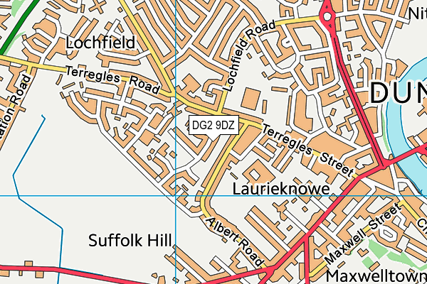 DG2 9DZ map - OS VectorMap District (Ordnance Survey) DG2 9DZ map - OS VectorMap District (Ordnance Survey)