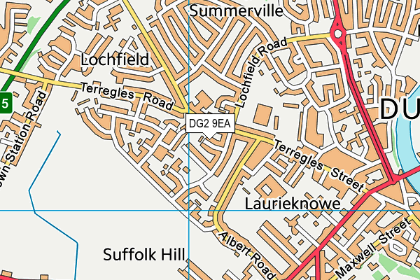DG2 9EA map - OS VectorMap District (Ordnance Survey) DG2 9EA map - OS VectorMap District (Ordnance Survey)