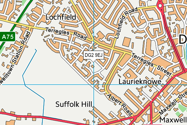 DG2 9EJ map - OS VectorMap District (Ordnance Survey) DG2 9EJ map - OS VectorMap District (Ordnance Survey)
