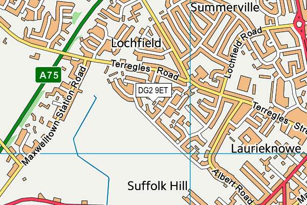 DG2 9ET map - OS VectorMap District (Ordnance Survey) DG2 9ET map - OS VectorMap District (Ordnance Survey)