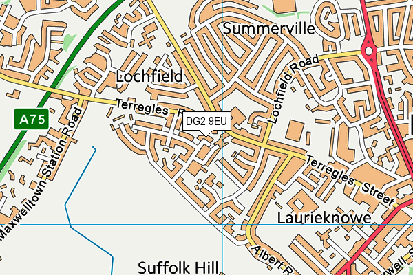 DG2 9EU map - OS VectorMap District (Ordnance Survey) DG2 9EU map - OS VectorMap District (Ordnance Survey)