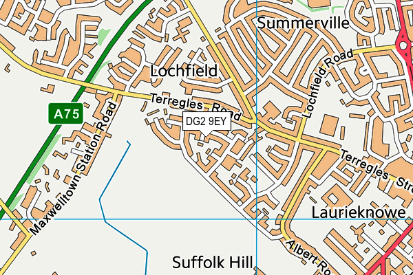 DG2 9EY map - OS VectorMap District (Ordnance Survey) DG2 9EY map - OS VectorMap District (Ordnance Survey)