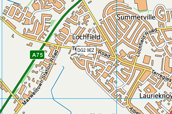 DG2 9EZ map - OS VectorMap District (Ordnance Survey) DG2 9EZ map - OS VectorMap District (Ordnance Survey)
