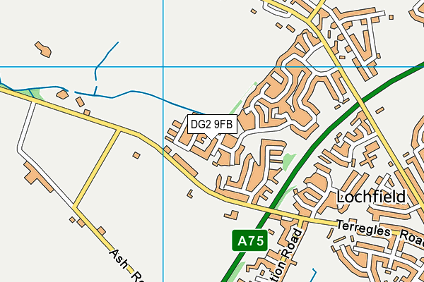 DG2 9FB map - OS VectorMap District (Ordnance Survey) DG2 9FB map - OS VectorMap District (Ordnance Survey)