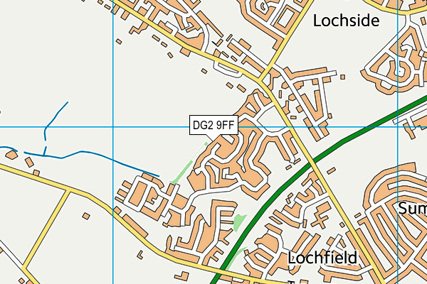 DG2 9FF map - OS VectorMap District (Ordnance Survey) DG2 9FF map - OS VectorMap District (Ordnance Survey)