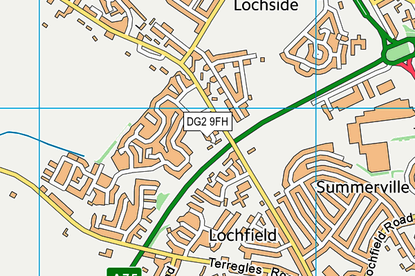 DG2 9FH map - OS VectorMap District (Ordnance Survey) DG2 9FH map - OS VectorMap District (Ordnance Survey)