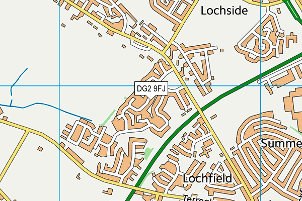 DG2 9FJ map - OS VectorMap District (Ordnance Survey) DG2 9FJ map - OS VectorMap District (Ordnance Survey)