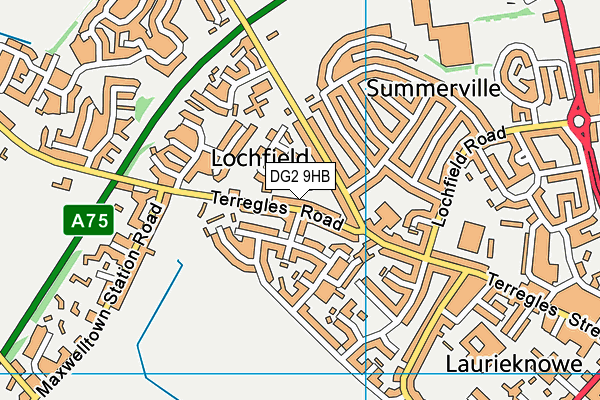 DG2 9HB map - OS VectorMap District (Ordnance Survey) DG2 9HB map - OS VectorMap District (Ordnance Survey)