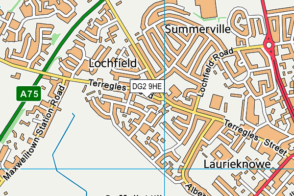 DG2 9HE map - OS VectorMap District (Ordnance Survey) DG2 9HE map - OS VectorMap District (Ordnance Survey)