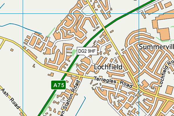 DG2 9HF map - OS VectorMap District (Ordnance Survey) DG2 9HF map - OS VectorMap District (Ordnance Survey)