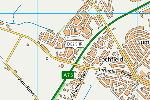 DG2 9HR map - OS VectorMap District (Ordnance Survey) DG2 9HR map - OS VectorMap District (Ordnance Survey)