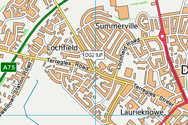 DG2 9JF map - OS VectorMap District (Ordnance Survey) DG2 9JF map - OS VectorMap District (Ordnance Survey)