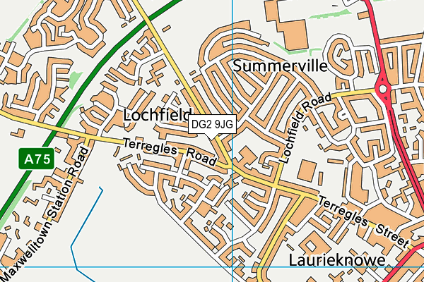 DG2 9JG map - OS VectorMap District (Ordnance Survey) DG2 9JG map - OS VectorMap District (Ordnance Survey)