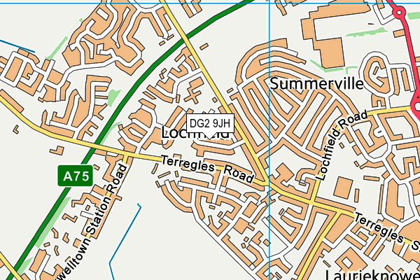 DG2 9JH map - OS VectorMap District (Ordnance Survey) DG2 9JH map - OS VectorMap District (Ordnance Survey)