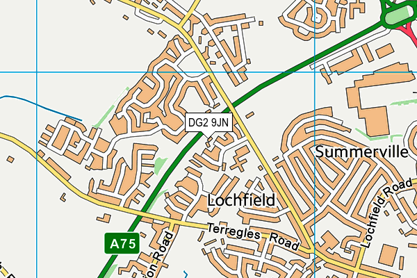 DG2 9JN map - OS VectorMap District (Ordnance Survey) DG2 9JN map - OS VectorMap District (Ordnance Survey)