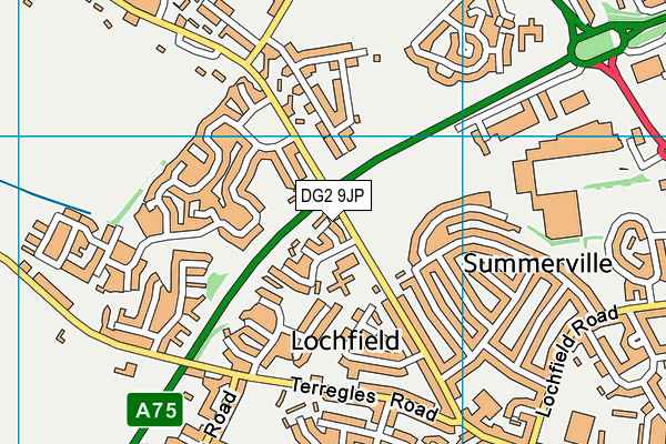 DG2 9JP map - OS VectorMap District (Ordnance Survey) DG2 9JP map - OS VectorMap District (Ordnance Survey)