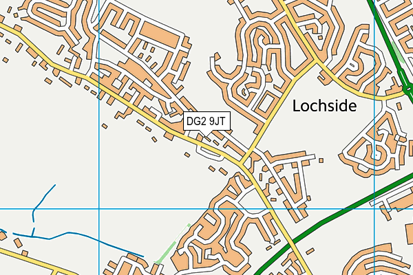 DG2 9JT map - OS VectorMap District (Ordnance Survey) DG2 9JT map - OS VectorMap District (Ordnance Survey)
