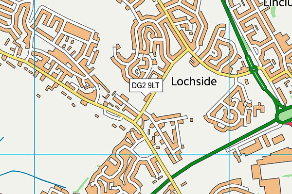 DG2 9LT map - OS VectorMap District (Ordnance Survey) DG2 9LT map - OS VectorMap District (Ordnance Survey)