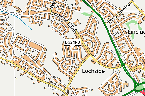 DG2 9NB map - OS VectorMap District (Ordnance Survey) DG2 9NB map - OS VectorMap District (Ordnance Survey)