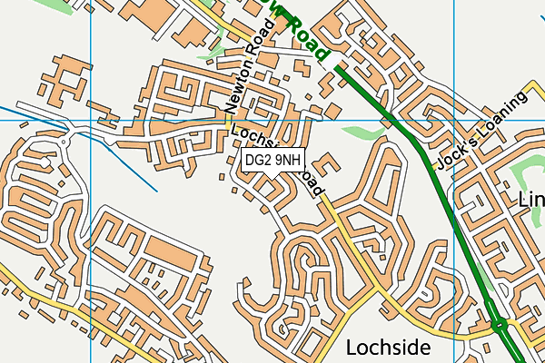 DG2 9NH map - OS VectorMap District (Ordnance Survey) DG2 9NH map - OS VectorMap District (Ordnance Survey)