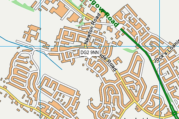 DG2 9NN map - OS VectorMap District (Ordnance Survey) DG2 9NN map - OS VectorMap District (Ordnance Survey)