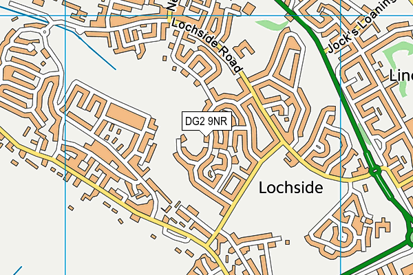 DG2 9NR map - OS VectorMap District (Ordnance Survey) DG2 9NR map - OS VectorMap District (Ordnance Survey)