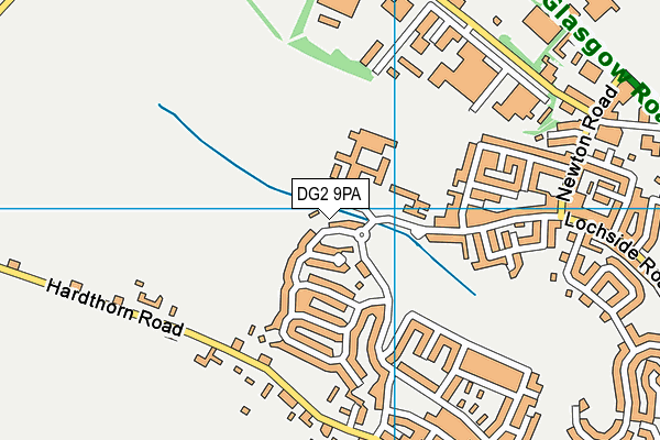 DG2 9PA map - OS VectorMap District (Ordnance Survey) DG2 9PA map - OS VectorMap District (Ordnance Survey)