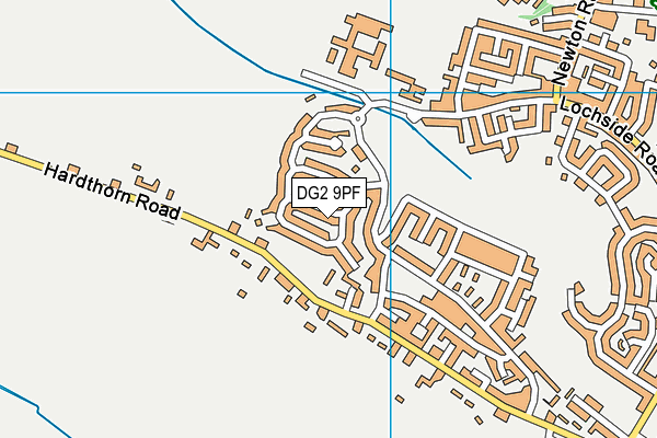 DG2 9PF map - OS VectorMap District (Ordnance Survey) DG2 9PF map - OS VectorMap District (Ordnance Survey)