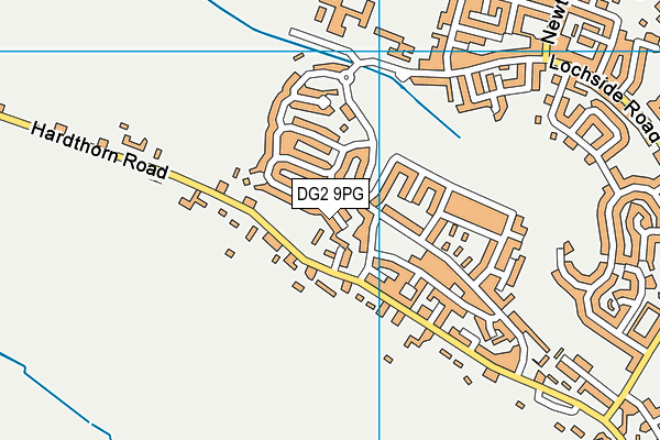 DG2 9PG map - OS VectorMap District (Ordnance Survey) DG2 9PG map - OS VectorMap District (Ordnance Survey)