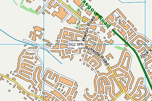 DG2 9PN map - OS VectorMap District (Ordnance Survey) DG2 9PN map - OS VectorMap District (Ordnance Survey)