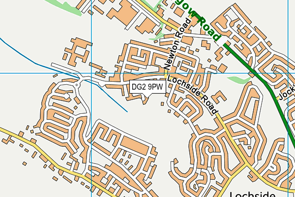 DG2 9PW map - OS VectorMap District (Ordnance Survey) DG2 9PW map - OS VectorMap District (Ordnance Survey)