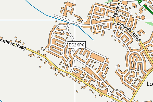 DG2 9PX map - OS VectorMap District (Ordnance Survey) DG2 9PX map - OS VectorMap District (Ordnance Survey)