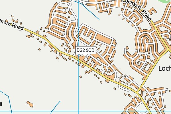 DG2 9QD map - OS VectorMap District (Ordnance Survey) DG2 9QD map - OS VectorMap District (Ordnance Survey)