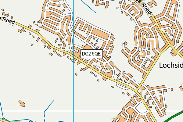 DG2 9QE map - OS VectorMap District (Ordnance Survey) DG2 9QE map - OS VectorMap District (Ordnance Survey)