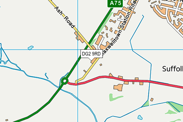 DG2 9RD map - OS VectorMap District (Ordnance Survey) DG2 9RD map - OS VectorMap District (Ordnance Survey)