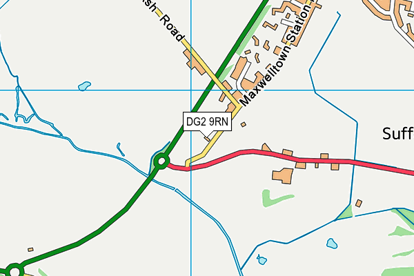 DG2 9RN map - OS VectorMap District (Ordnance Survey) DG2 9RN map - OS VectorMap District (Ordnance Survey)