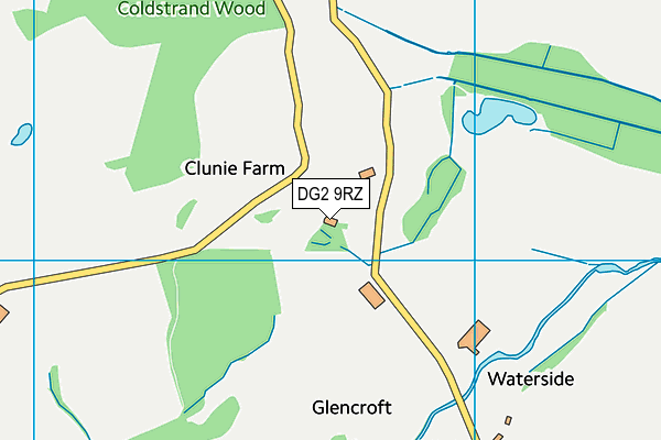 DG2 9RZ map - OS VectorMap District (Ordnance Survey) DG2 9RZ map - OS VectorMap District (Ordnance Survey)