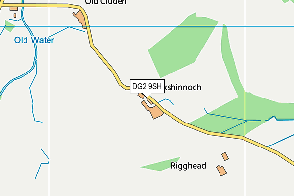 DG2 9SH map - OS VectorMap District (Ordnance Survey) DG2 9SH map - OS VectorMap District (Ordnance Survey)