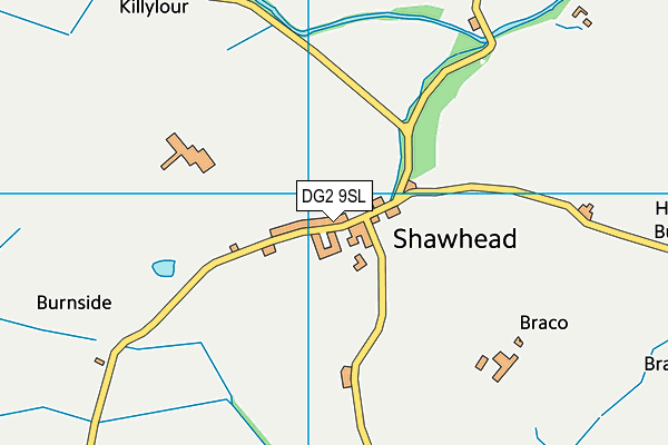 DG2 9SL map - OS VectorMap District (Ordnance Survey) DG2 9SL map - OS VectorMap District (Ordnance Survey)