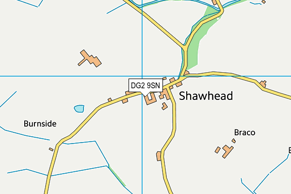 DG2 9SN map - OS VectorMap District (Ordnance Survey) DG2 9SN map - OS VectorMap District (Ordnance Survey)