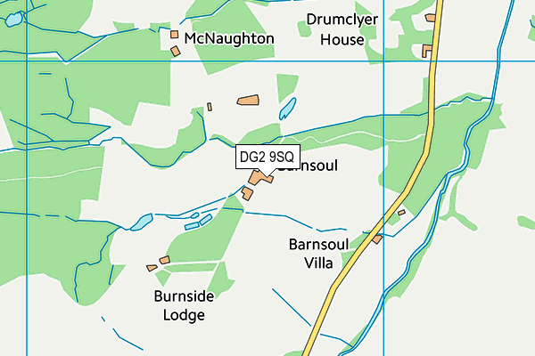 DG2 9SQ map - OS VectorMap District (Ordnance Survey) DG2 9SQ map - OS VectorMap District (Ordnance Survey)