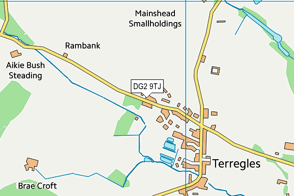 DG2 9TJ map - OS VectorMap District (Ordnance Survey) DG2 9TJ map - OS VectorMap District (Ordnance Survey)