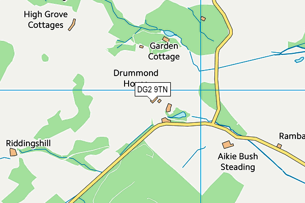DG2 9TN map - OS VectorMap District (Ordnance Survey) DG2 9TN map - OS VectorMap District (Ordnance Survey)