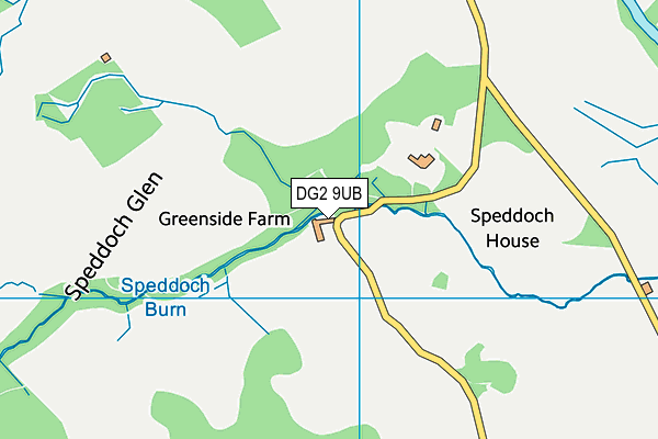 DG2 9UB map - OS VectorMap District (Ordnance Survey) DG2 9UB map - OS VectorMap District (Ordnance Survey)