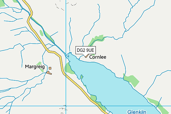 DG2 9UE map - OS VectorMap District (Ordnance Survey) DG2 9UE map - OS VectorMap District (Ordnance Survey)