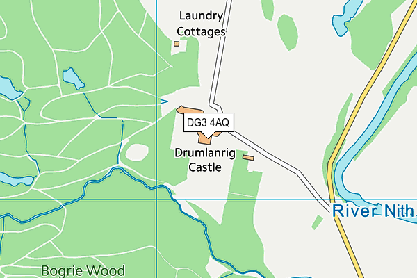 DG3 4AQ map - OS VectorMap District (Ordnance Survey)
